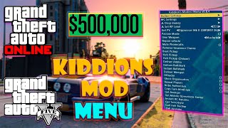 Kiddions Mod Menu  GTA 5 Online💰  Free Download 2024Gameplay [upl. by Akeme]