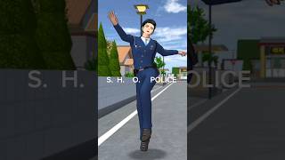 SHO police countyoutubeshorts sakuraschoolsimulator [upl. by Mad908]