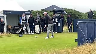 Jesper Svensson Driver Swing Slomo St Andrews 10th hole day 4 Dunhill Links 2024 [upl. by Leonsis468]