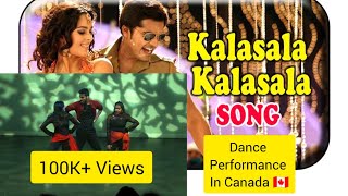 Kalasala Song in Canada 🇨🇦  Kuthu Dance Showcase dancewithak Tej Mon Choreo by KarthikNats [upl. by Liman849]