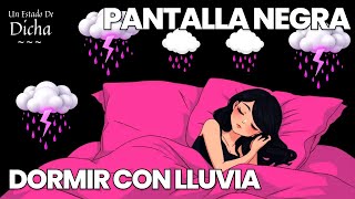 Noche de Tormenta  Dormir Mejor 💤⛈️ Con Pantalla Negra [upl. by Yrrot]