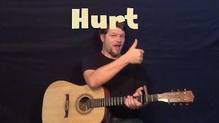 Hurt Johnny Cash Easy Guitar Lesson How to Play Tutorial [upl. by Ming]