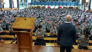 PNBHS NZ School Haka Farewell Tribute to a Retiring Teacher Mr Docherty [upl. by Jereld]