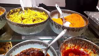 Indian marriage Reception food Indian Wedding ceremony Food  In Hyderabad [upl. by Suidualc194]