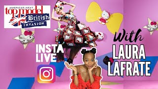 ANTM British Invasion Annaliese Dayes and Laura LaFrate Instagram Live Chat 2020 [upl. by Hgielrebma]