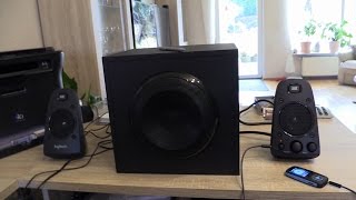 Logitech Z623 Soundsystem 21 StereoLautsprecher THX mit Subwoofer [upl. by Hoffert]