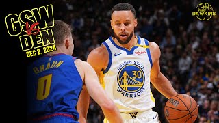 Golden State Warriors Team Highlights vs Nuggets  Dec 3 2024  FreeDawkins [upl. by Atse]