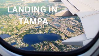 Landing in Tampa International Airport Florida [upl. by Alam840]