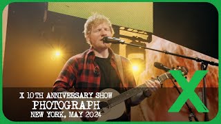 Ed Sheeran  Photograph Live from X 10th Anniversary Show feat New Hope Choir [upl. by Clark]