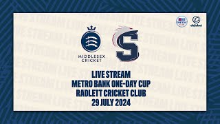 MIDDLESEX V NORTHAMPTONSHIRE STEELBACKS LIVE STREAM  METRO BANK ONE DAY CUP [upl. by Anitsyrk50]