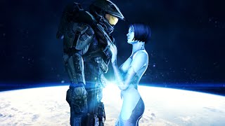 Best Master Chief and Cortana Moments Love Story [upl. by Allecram36]