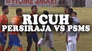 CUPLIKAN KERICUHAN DILAPANGAN SAAT PERTANDINGAN PERSIRAJA BANDA ACEH VS PSMS MEDAN [upl. by Ysac]