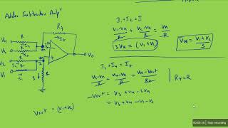 E 78 Adder subtractor and difference amplifier [upl. by Enyahc401]