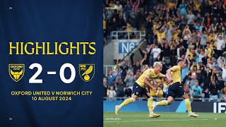 OPENING DAY HIGHLIGHTS  Oxford United win first game back in the Championship in 25 years [upl. by Rikki520]