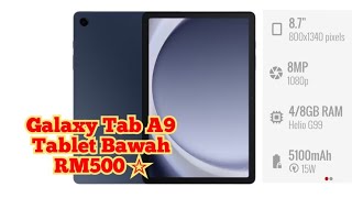 Tablet bawah rm500  Samsung Tab A9 87inc 4G [upl. by Marguerite760]