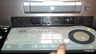 SONY DHR1000 DV  MINIDV DIGITAL VCR in Action [upl. by Orr360]