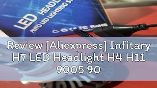 Review Aliexpress Infitary H7 LED Headlight H4 H11 9005 9006 H1 for Car 72W 12000LM Auto Headlamp [upl. by Susejedesoj407]