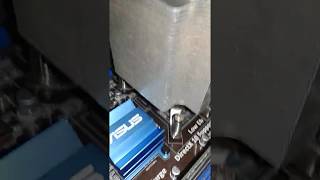 HP heat sink on Asus G41  Core 2 Quad 12M [upl. by Rebane14]