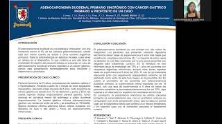 ADENOCARCINOMA DUODENAL PRIMARIO SINCRÓNICO CON CÁNCER GÁSTRICO PRIMARIO [upl. by Kiran411]