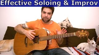 The 7 Principles of Effective Soloing amp Improvising with Examples  Guitar Lesson Tutorial [upl. by Leahciam]