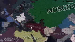 Trench Warfare  HOI4 Kaiserreich Timelapse [upl. by Fabe]