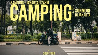 CAMPING DAN SUNMORI DI JEKARDAH  SOLO TOUR BANDUNG  JAKARTA  XMAX 2023 EP2 [upl. by Ramal]