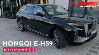 HONGQI EHS9 PREVIEW Mit Elektro Luxus SUV auf EAutoRallye [upl. by Beard]