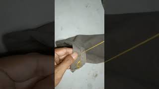 tutorial on shortening trousers that are too long without cutting them [upl. by Nodababus]