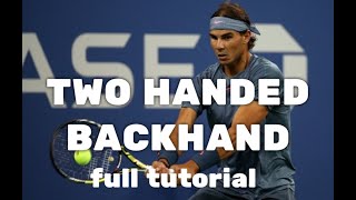 Tennis Tips  Topspin Backhand  Mario LLano MarioRITennis [upl. by Remsen181]