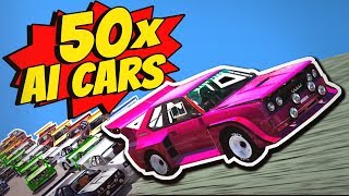 GTA 5  AI WARS  NPC Hillclimb CAR RACE [upl. by Elana]