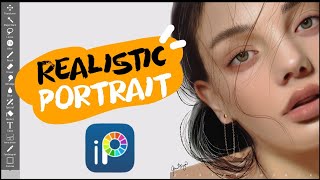 Ibis Paint X Tutorial Realistic Digital Painting Process [upl. by Sluiter]