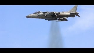 VERTICAL TAKEOFF Harrier Jump Jet  HD video VSTOL [upl. by Conn711]