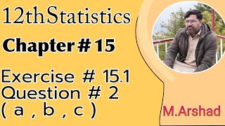 12th Statistics Chapter  15  Association  Exercise  151  Question  2  a b c [upl. by Ehgit862]