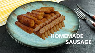 Sausage Recipe Perfectly Delicious Homemade Sausages [upl. by Wes]