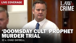 LIVE ‘Doomsday Cult’ Prophet Murder Trial — ID v Chad Daybell — Day 25 [upl. by Marnie72]