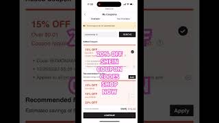 SHEIN COUPON CODES 2024 20 OFF ALL CODES WORK CLICK THE LINK sheincouponcodes [upl. by Christan]