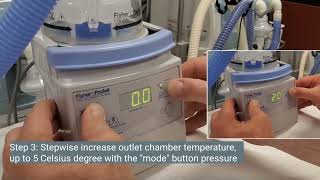 How to increase outlet chamber temperature on MR850 to improve humidity delivery [upl. by Hultin]