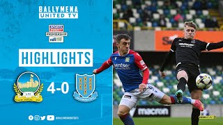 MATCH HIGHLIGHTS  Linfield 40 Ballymena United [upl. by Gudrun824]