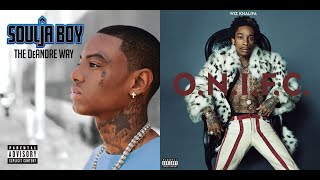 Kiss Me Through the Phone x Paperbond Mashup Soulja Boy and Wiz Khalifa [upl. by Bernardi]