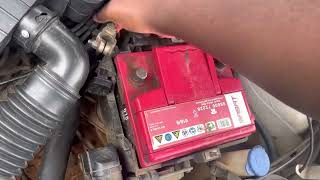 Car Battery Change  Ford Figo 2015  Bad Battery [upl. by Gunn556]