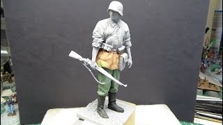 Resin Printed 116 Waffen SS Figure Work In Progress [upl. by Dermott]