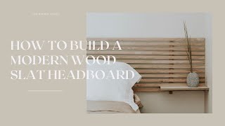 How to make your own DIY headboard for any size bed [upl. by Yelkrab]