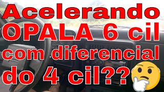 Acelerando Opala 6 Cil com diferencial 354 [upl. by Buckie]