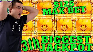 3rd BIGGEST JACKPOT Of My Life On Huff N More Puff Slot Machine [upl. by Halyak]