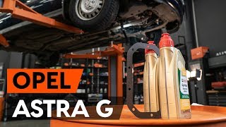 Hoe een transmissie olie vervangen op een OPEL ASTRA G CC F48 F08 HANDLEIDING AUTODOC [upl. by Furmark]