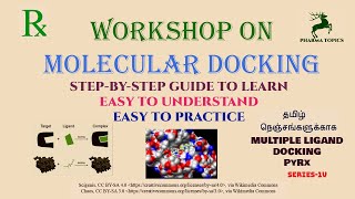 Workshop on Molecular docking  Multiple ligand docking  Series4Tamil [upl. by Cain]