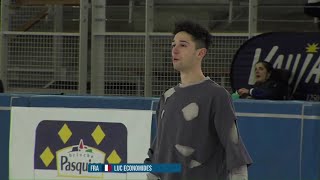 Luc Economides – 20232024 French Figure Skating Championships SP [upl. by Meakem693]