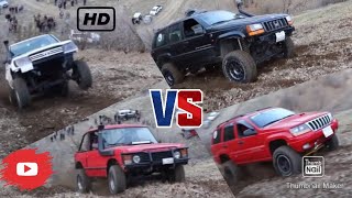 Extreme 4X4 Challenge Range Rover VS Jeep VS Toyota [upl. by Lubbi730]