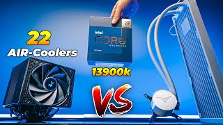 Shocking Results Testing 22 AirCoolers Against AIO on 285W HighEnd CPU 13900k AIO vs Air [upl. by Ardnued836]