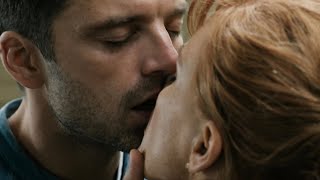 The 355 kiss scene  Sebastian Stan amp Jessica Chastain [upl. by Dnalel]